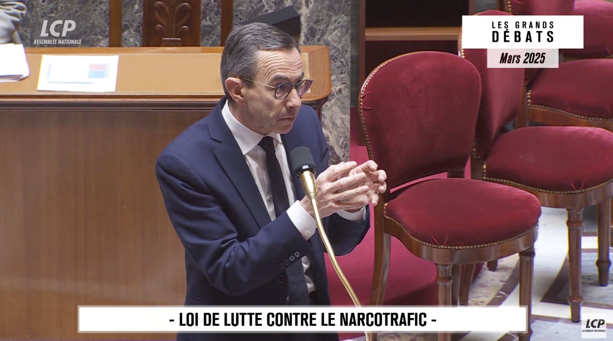 Lutte contre le narcotrafic : un arsenal législatif renforcé avec Bruno Retailleau