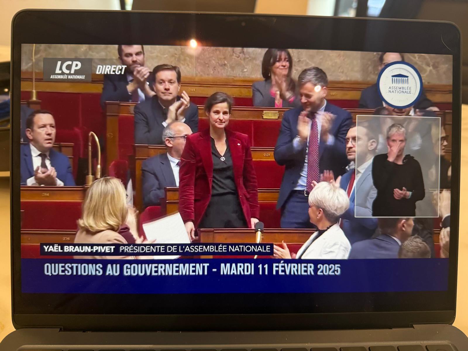 Premiers pas à l’Assemblée nationale
