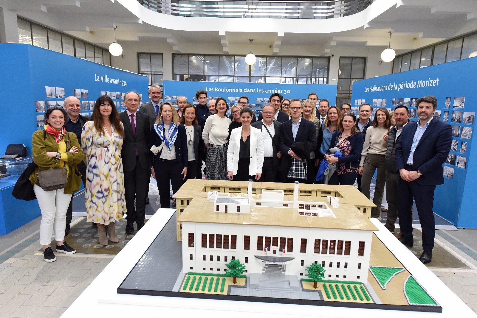 l’exposition des 90 ans de l’Hôtel de Ville de Boulogne-Billancourt