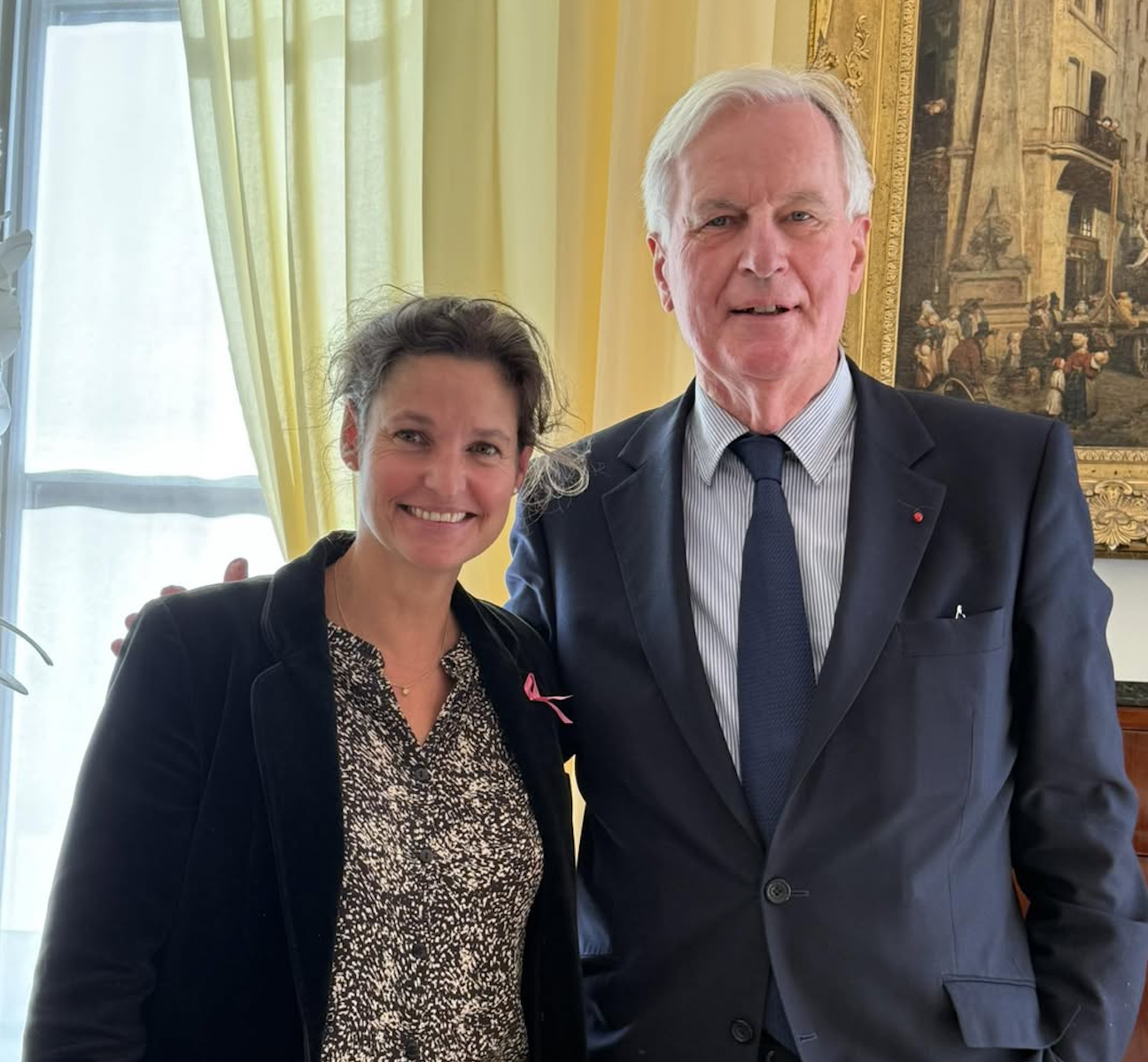 Elisabeth de Maistre et Michel Barnier leurs commissions à l'Assemblée Nationale